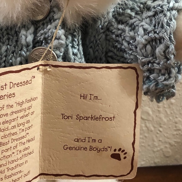 Boyd’s Bears Plush Tori Sparklefrost Bear - Picture 4 of 4